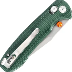 Trivisa Butterfly-GM Crossbar Stonewash14C28N Green Micarta