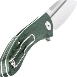 Trivisa Cuckoo-GM Black 14C28N Green Micarta
