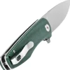 Trivisa Hummingbird-GM Stonewash 14C28N Green Micarta