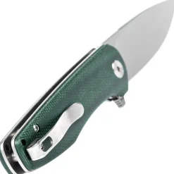 Trivisa Hummingbird-GM Stonewash 14C28N Green Micarta
