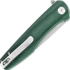 Trivisa Hummingbird-GM Stonewash 14C28N Green Micarta