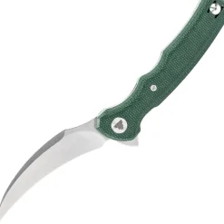 Trivisa Lacerta-04G Stonewash 14C28N Green Micarta