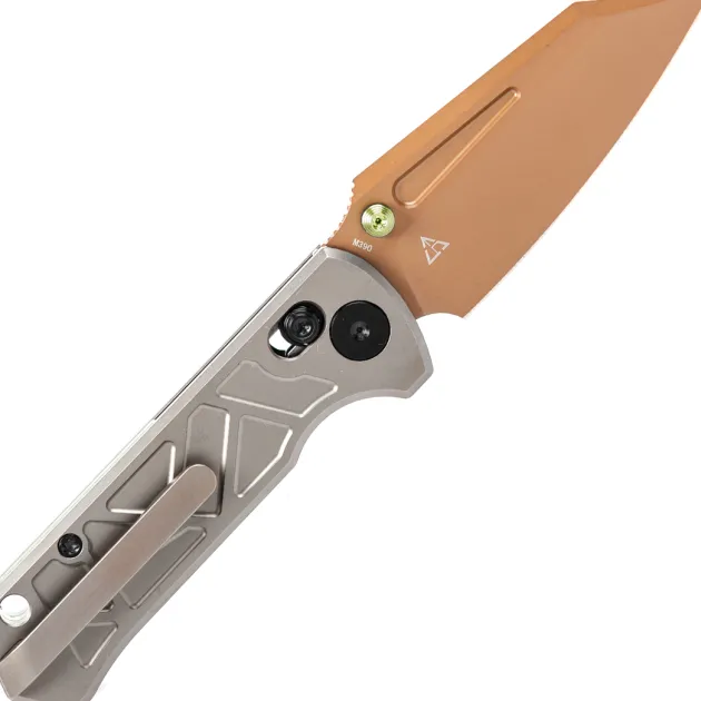 Trivisa Skarn-RG M390 Rose Gold Titanium Handle