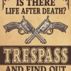 TSN2347 - Affiche Metallique Trespass Sign