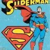 TSN1335 - Affiche Métallique SUPERMAN Rétro Comics Vieillie