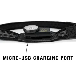 UCOHLAIRMESH - UCO Lampe frontale rechargeable 150 lumen mesh noire