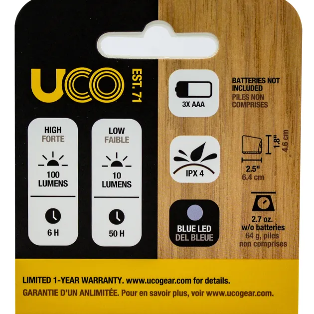UCOSPROUTBK - UCO Mini lanterne Sprout Noire