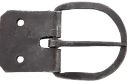 ULF-BK-10 - LARP ULFBERTH Boucle avec plaque de sangle, 38 mm, forgée main
