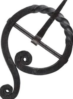 ULF-BK-11 - LARP ULFBERTH Boucle ceinture 7 cm de diamètre, forgée main