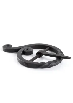 ULF-BK-11 - LARP ULFBERTH Boucle ceinture 7 cm de diamètre, forgée main