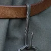 ULF-BK-52 - ULFBERTH LARP Crochet de ceinture en acier forgé à la main