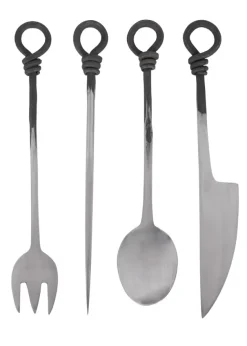 ULF-CP-46 - ULFBERTH Set de Couverts Médiévaux Inox Forgé