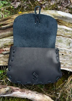 ULF-LP-11-S - LARP Sacoche en Cuir Noir