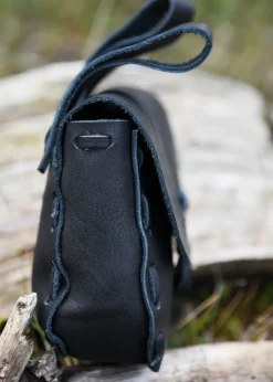 ULF-LP-11-S - LARP Sacoche en Cuir Noir