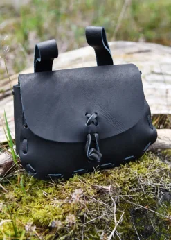ULF-LP-11-S - LARP Sacoche en Cuir Noir