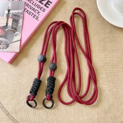 VAA4-10 - VIPERADE 110cm Dragonne pour Pochette "VE" Cordon Anti Perte Bordeaux/Noir