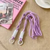 VAA4-12 - VIPERADE 110cm Dragonne pour Pochette "VE" Cordon Anti Perte Rose/Blanc