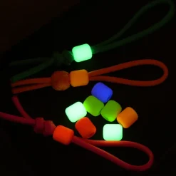 VAB6-2-PL - VIPERADE 2 Perles Violet Glow In The Dark + 1m Paracorde