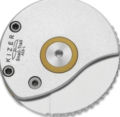 V2757A3 - Kizer Snail Trail Satin AEB-L Grey Aluminium