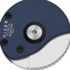 V2757A2 - Kizer Snail Trail Satin AEB-L Blue Aluminium