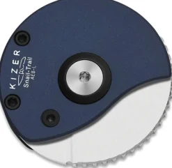 V2757A2 - Kizer Snail Trail Satin AEB-L Blue Aluminium