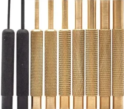 31-060090 - VECTOR OPTICS SCOT-46 Set 9 Chasse Goupilles Laiton et Acier