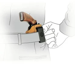 41.200258 - VEGA Holster ambidextre IWB cuir souple IA325 TAN