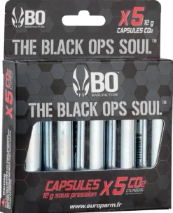 VES001 - Pack Prêt à Tirer Vesta Defense PISTOLET PDW50 C50 + 100 Munitions RazorGun Iron Balls + 5 cartouches Co2 12g