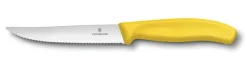 VIC6.7936.12L8 - Victorinox Cuisine Couteau à steak/pizza Jaune