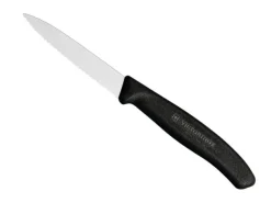 VIC6.7633 VICTORINOX COUTEAU OFFICE SWISSCLASSIC 8CM NOIR A DENTS
