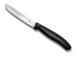 VIC 6.7833 VICTORINOX COUTEAU TABLE / TOMATE SWISSCLASSIC 11CM NOIR