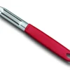 VIC 7.6077.1 VICTORINOX EPLUCHEUR 2 FENTES ROUGE A DENTS