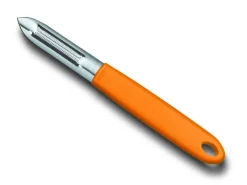 VIC7.6077.9 VICTORINOX EPLUCHEUR 2 FENTES ORANGE A DENTS