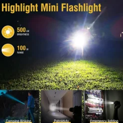 VIPSF1W - VIPERADE SF1 Torche LED 900lm CW & UV USB-C Rechargeable