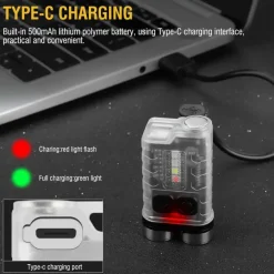 VIPSF1W - VIPERADE SF1 Torche LED 900lm CW & UV USB-C Rechargeable