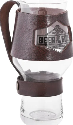 WBGHBR - LARP Wacken Brauerei Support pour verre à bière, cuir