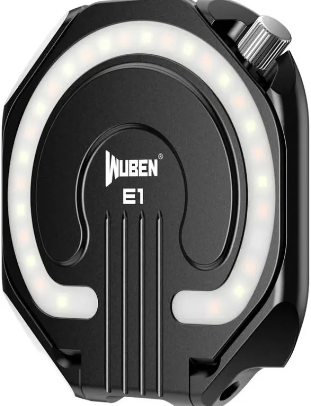 WBNE1B - WUBEN E1 Lampe annulaire/selfie USB-C NOIR
