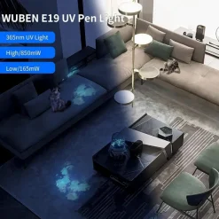 WBNE19UV - WUBEN E19UV Torche UV 365nm 850mW 2*AAA