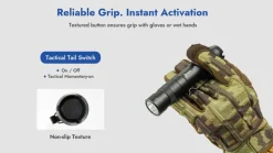 WBNL3B - WUBEN L3 Torche à Rechargement Rapide 18W USB-C 3000lm 21700 4800mAh
