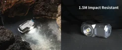 WBNX0G - WUBEN X0 Lampe Coudée d'EDC Lightok 1100lm Titane