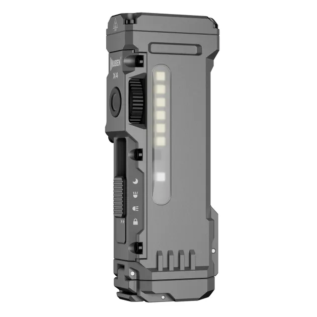 WBNX4G - WUBEN X4 Torche Compacte Multifonctions 1500lm 18650 GRIS