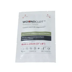 WC-T-38-CS - Pansement hémostatique 8x20 cm
