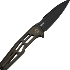 WE25059B-1 - We Knife Dressytak Blackwash M390 Bronze Titanium GTK Design