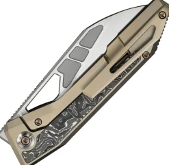 WE250174 - We Knife Inceptus Satin M390 Champagne Titanium