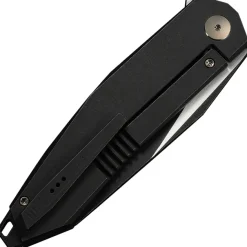 WE23090-1 - We Knife Tally Flipper Black Titanium Black stonewash satin M390
