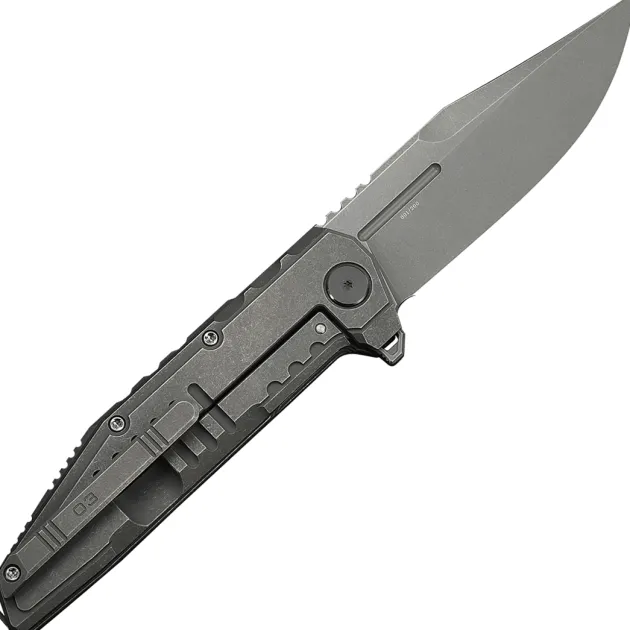 WE25079-1 - We Knife Temper Limited Gray titanium Gray stonewash M390