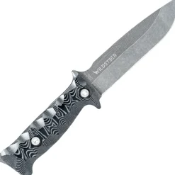 WILDSTEER - TARASCO OUTDOOR manche Micarta noir Toxifié/Stonewash