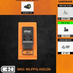 WLPPQ-HOLOk - C&H Precision paltine Walther PPQ / Q4 / Q5 to Holosun 407K / 507K