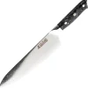 Wusaki set couteaux Chef et office Sakin Damas 10Cr manche carbone et or