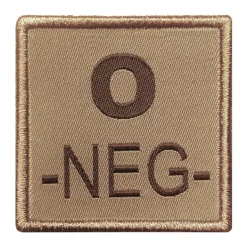 01.2027XX - A10 EQUIPEMENT Sélection Patch Groupe Sanguin Brodé TAN
